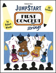 JumpStart First Concert for Strings Conductor string method book cover Thumbnail